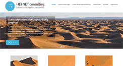 Desktop Screenshot of heinet-consulting.com