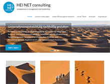 Tablet Screenshot of heinet-consulting.com